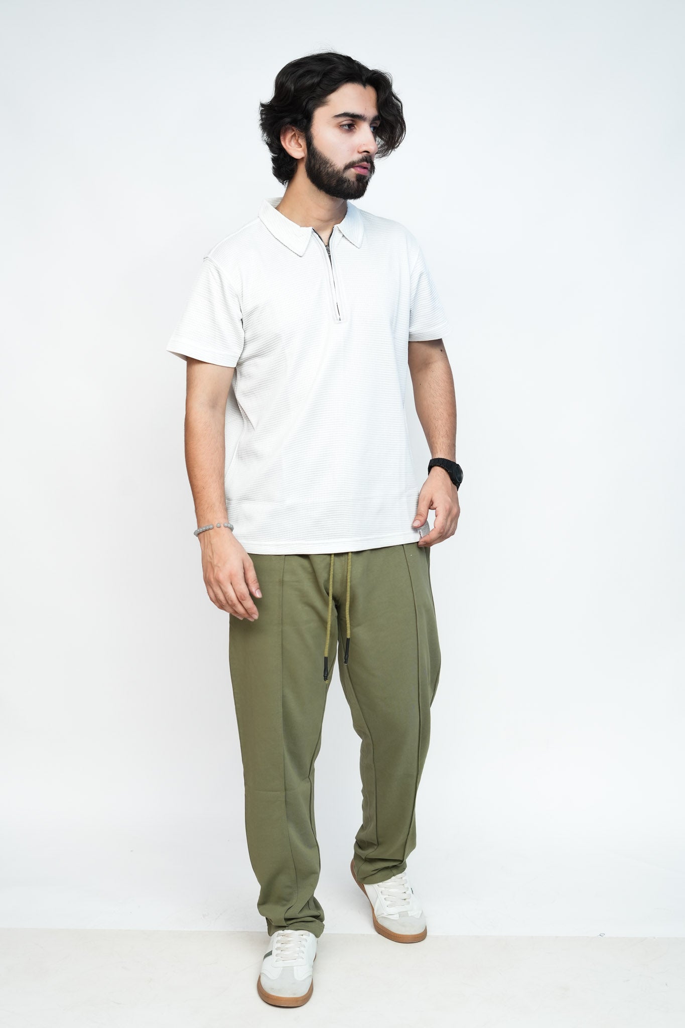 Forge Rib Trouser - Beige