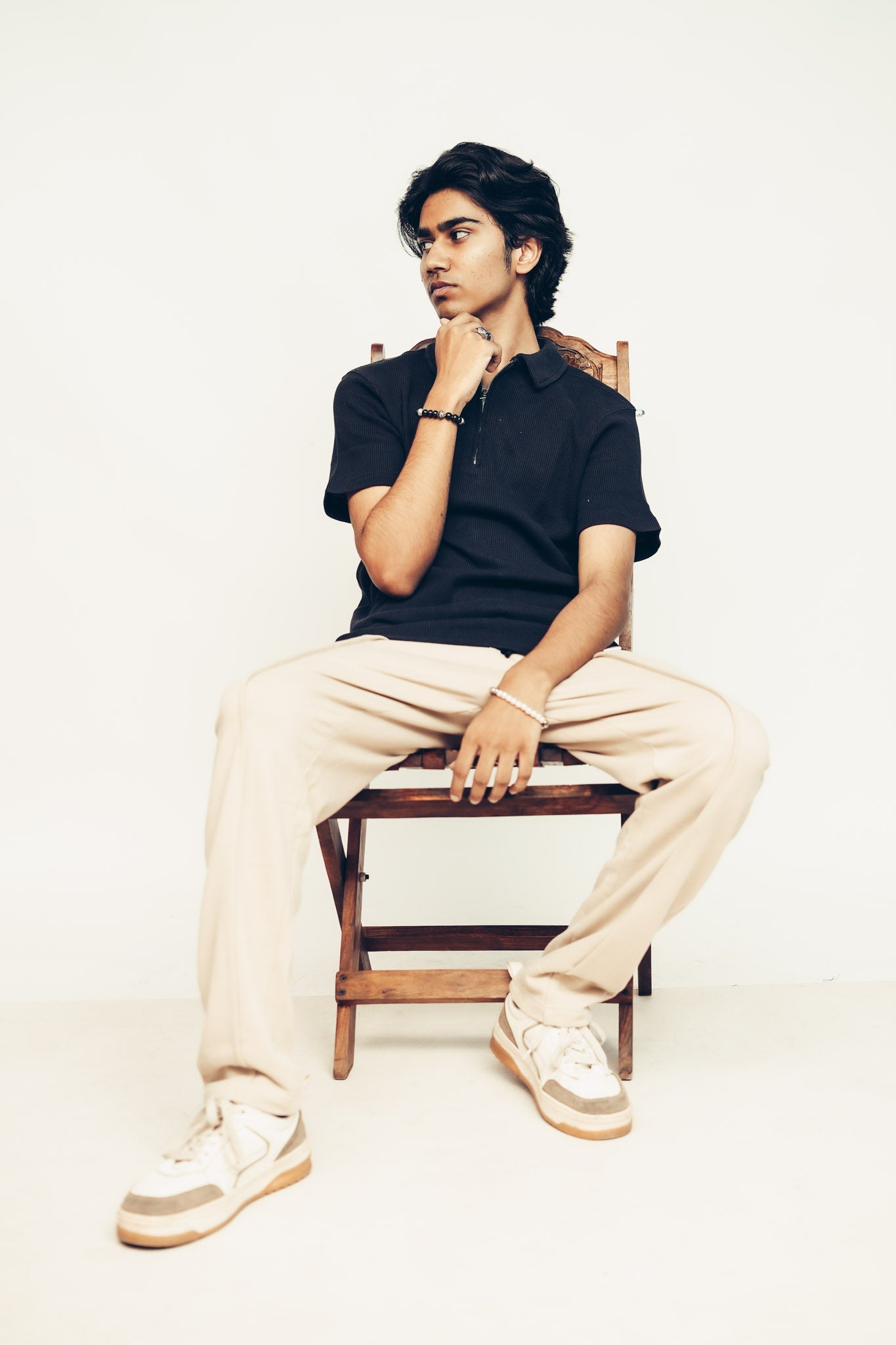 Forge Rib Trouser - Beige