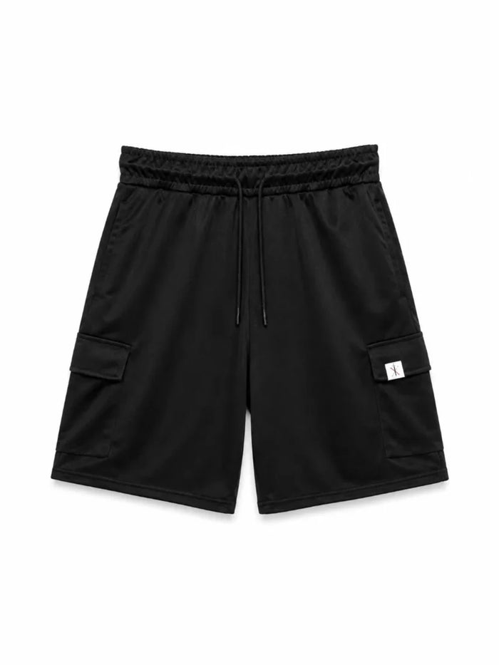 XRagnar Nomad Shorts in Black — cargo pocket cotton jersey shorts for men in Pakistan