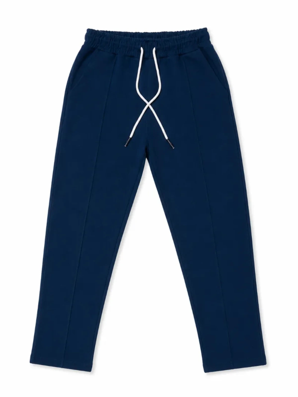 XRagnar Forge Rib Trouser in Navy Blue — centre-crease rib trouser