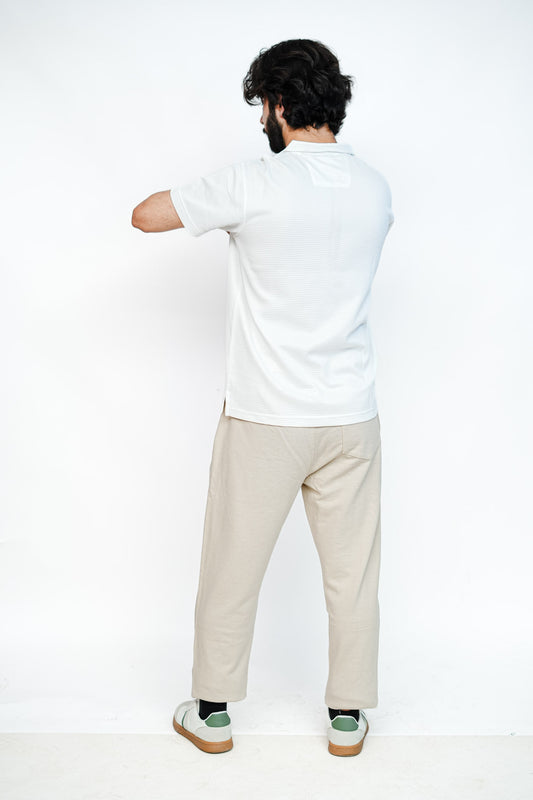 Forge Rib Trouser - Beige