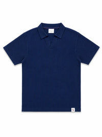 XRagnar Valor Collar Polo in Deep Navy Blue — ribbed collar polo shirt for men in Pakistan