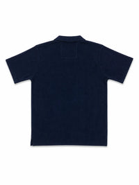 XRagnar Valor Collar Polo in Deep Navy Blue — ribbed collar polo shirt for men in Pakistan