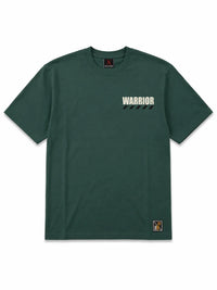 XRagnar Warrior Tee in Green — heavyweight boxy-fit graphic tee, front view
