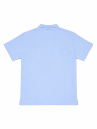 XRagnar Valor Collar Polo in Light Blue — summer polo shirt for men