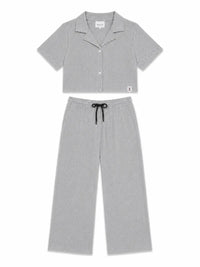 XRagnar Trailblazer Co-ord Set in Light Gray — matching waffle-knit co-ord set, shirt and trouser