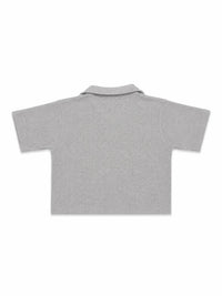 XRagnar Trailblazer Co-ord Set in Light Gray — matching waffle-knit co-ord set, shirt and trouser