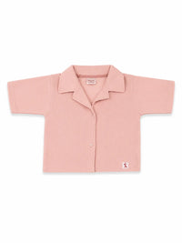 XRagnar Trailblazer Co-ord Set in Light Pink — waffle-knit two-piece co-ord set for women
