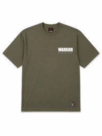 XRagnar Warrior Tee in Olive — 280 GSM cotton oversized tee for everyday streetwear