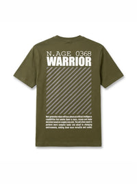XRagnar Warrior Tee in Olive — 280 GSM cotton oversized tee for everyday streetwear