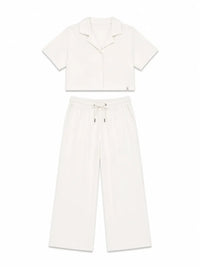 XRagnar Trailblazer Co-ord Set in White — summer co-ord set for women in Pakistan