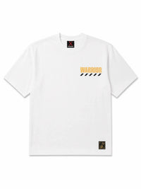 XRagnar Warrior Tee in White — 280 GSM oversized streetwear t-shirt, front and back print